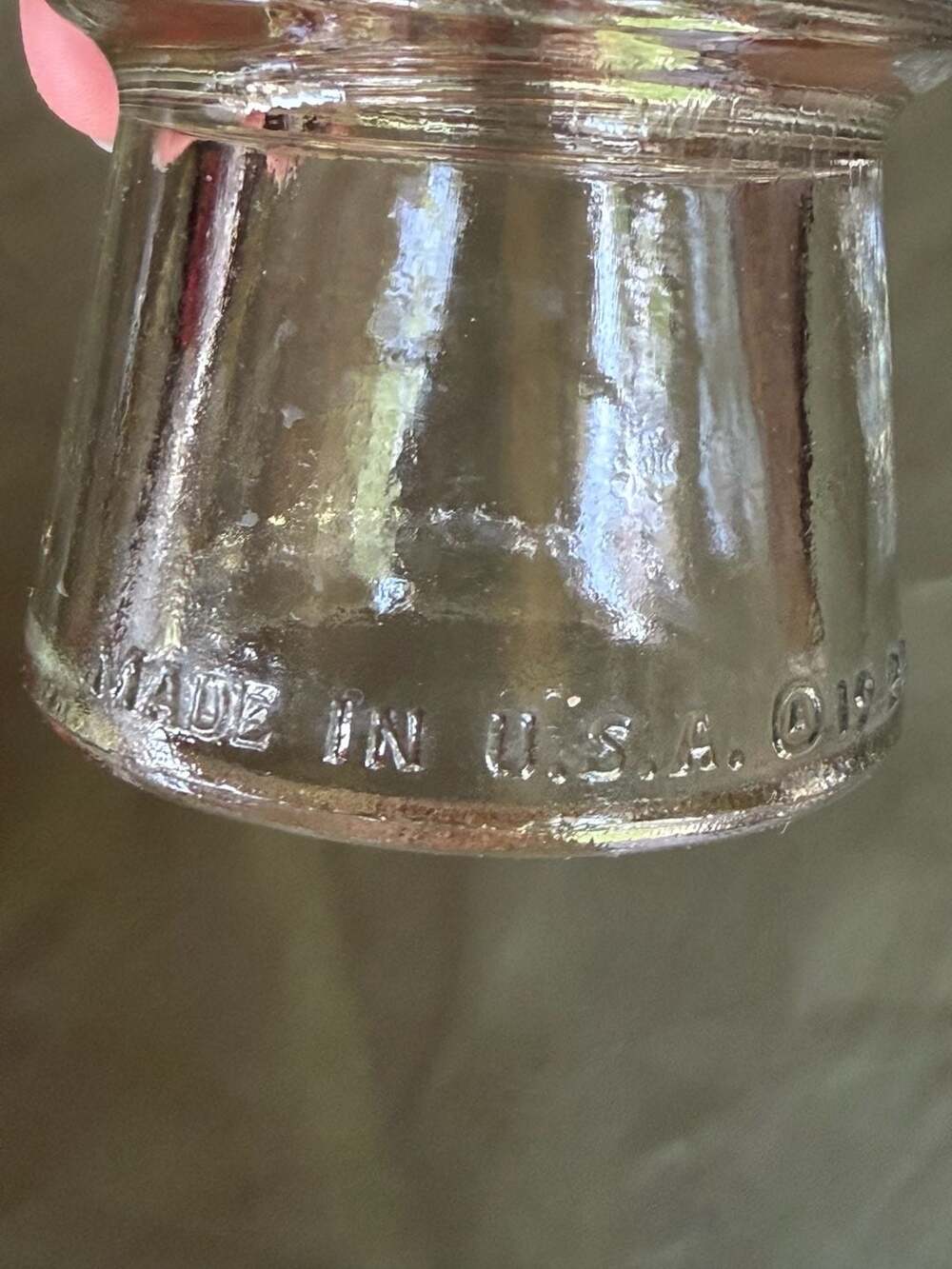 Vintage Armstrong's No. 2 Clear Glass Electrical Insulator - Picture 7 of 11